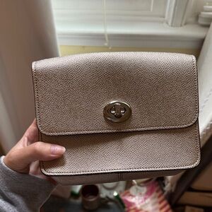 Chic Tan Crossbody Bag - coach